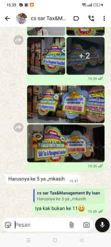 Testimonial Papan Bunga pagesangan